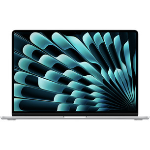 Apple MacBook Air 15 (2026), M5, 10C/10C, 16 GB, 1 TB, SWE, sidabro spalvos - Nešiojamasis kompiuteris