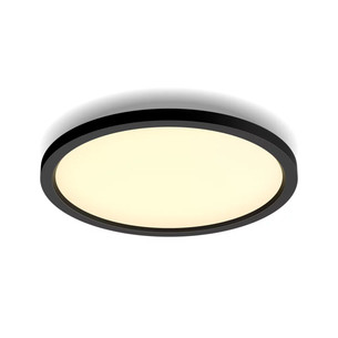 Philips Hue Aurelle Round Panel + Hue Dimmer Switch, juodas - Išmanusis lubinis šviestuvas