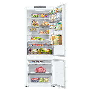 Samsung, NoFrost, 389 l, aukštis 194 cm - Įmontuojamas šaldytuvas