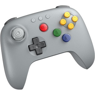 8BitDo 64, pilkas - Belaidis žaidimų pultelis