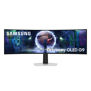 Samsung Odyssey OLED G9 G93SD, 49'', Dual QHD, OLED, 240 Hz, lenktas, sidabro spalvos - Monitorius