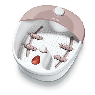 Beurer FB20, balta/rožinė - Masažinė pėdų vonelė