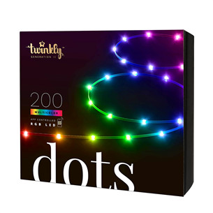Išmaniosios lemputės Twinkly Dots, 200 LED, IP20, 10 m, white Prekė - TWD200STP-BEU