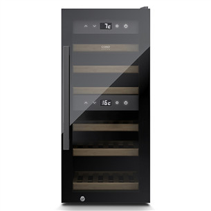 Gėrimų šaldytuvas Caso WineExclusive 24 Smart, 24 buteliai, aukštis 88 cm, juoda Prekė-00718