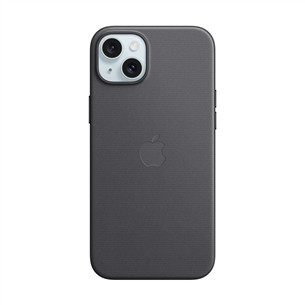 Dėklas Apple FineWoven Case with MagSafe, iPhone 15 Plus, black Prekė - MT423ZM/A