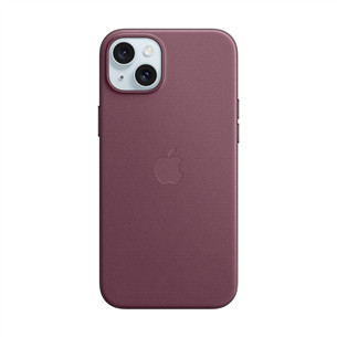 Dėklas Apple FineWoven Case with MagSafe, iPhone 15 Plus, mulberry Prekė - MT4A3ZM/A