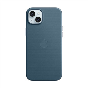 Dėklas Apple FineWoven Case with MagSafe, iPhone 15 Plus, pacific blue Prekė - MT4D3ZM/A