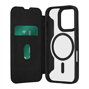 Dėklas Puro BOOK MAG Booklet Case for iPhone 16 Pro Max, juodas Prekė-PUIPC16P67BKMAGBLK
