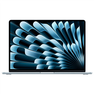 Apple MacBook Air 15 (2025), M4, 10C/10C, 16 GB, 256 GB, ENG, sky blue - Nešiojamasis kompiuteris