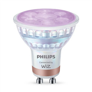 Philips Wiz Smart LED Spot Full Color, GU10, 1 vnt., balta - Išmanioji lemputė