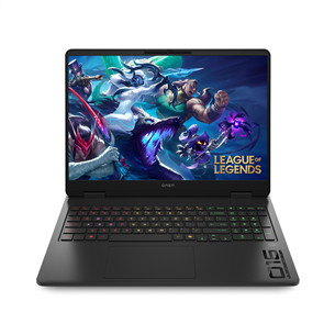 HP Omen 16, 16'', WUXGA, 144 Hz, Ryzen AI 7, 24 GB, 512 GB, ENG, juodas - Nešiojamasis kompiuteris