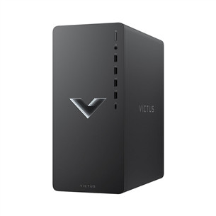 HP Victus TG02, Ryzen 5, 16 GB, 512 GB, RTX 3050, sidabro spalvos - Stacionarus kompiuteris