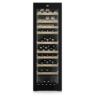 Liebherr Vinidor Selection, 106 buteliai, aukštis 186 cm, juodas - Vyno šaldytuvas